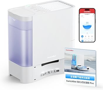 SwitchBot 加湿器 ホワイト Amazon | SwitchBot 加湿器 卓上 超音波式 Alexa 大容量 3.5L 上